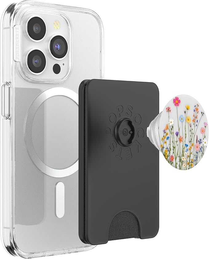 Flower Bouquet Floral Pattern PopSockets PopWallet for MagSafe