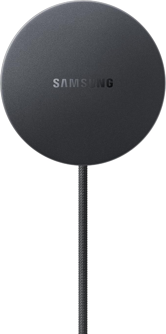 Samsung Galaxy Magnet Wireless Charger with 45W Power Adapter Cordless Super Fast Charging Powerful Design Built-in Magnets No-Slip Surface Dark Gray