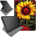 Case for Samsung Galaxy Tab S9 Plus/X810/X816B/X818U/S9 FE Plus 12.4inch Sunflowers Theme 360 Degree Rotating Stand Smart Protective Cover for Samsung S9 Plus Tablet