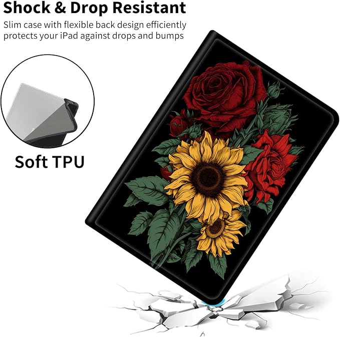 Roses and Sunflowers