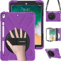 BRAECN Case for iPad Air 3rd Generation 2019 / iPad Pro 10.5 inch 2017 Rugged Heavy Duty Shockproof Cover with Pencil Holder 360° Rotating Kickstand &amp Adjustable Hand Strap &amp Shoulder Strap