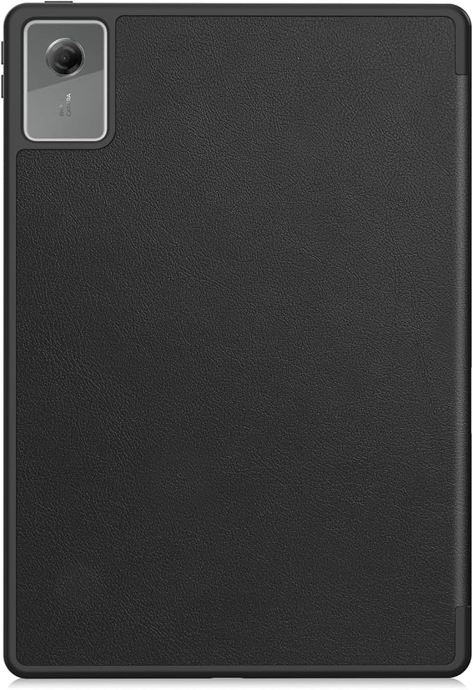 Case for Lenovo Idea Tab Plus 12.1 inch 2025 Model Shockproof Protective Cover with Kickstand Built-in Pen Slot &amp Auto Wake/Sleep Folio Matte TPU Smart Cover -Black