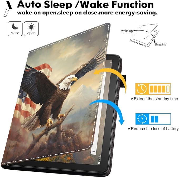 American Flag Bald Eagle