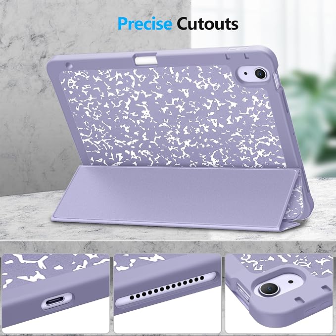 composition book lilac