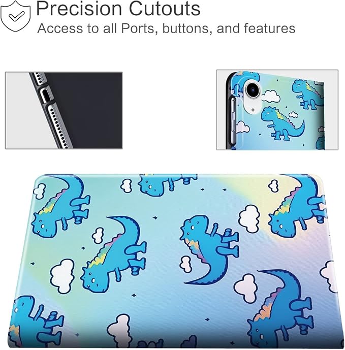 Cute Blue Dinosaur