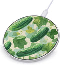 Cucumber Pickles Leaves Phone Charger Magnetic Charging Pad Anti-Slip with USB Cable