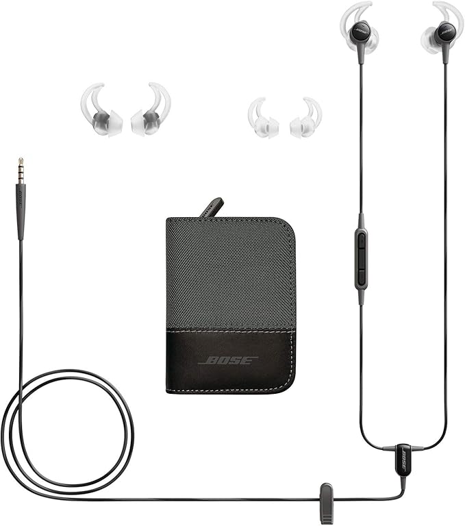 Bose SoundTrue Ultra in-ear headphones -compatible for Apple devices 741629-0010-cr Charcoal (Renewed)