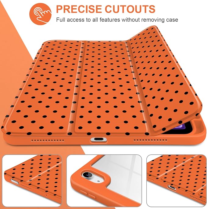 Orange polka dot