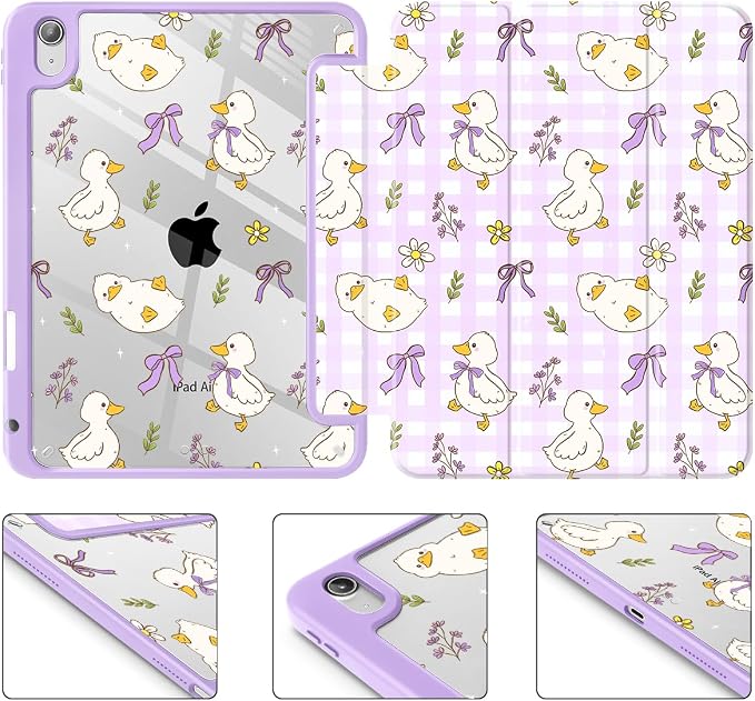 Duck & Bow Purple