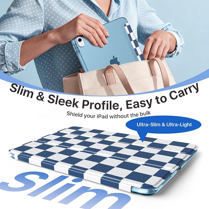 S-Checkered Navy Blue