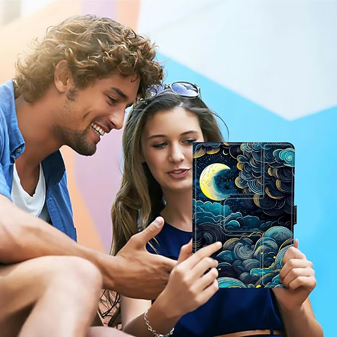 Blue Clouds Moon