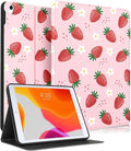 for iPad Air 3rd Generation Case for Apple iPad Pro 10.5 Inch Case Cute Kids Girls Women Girly Kawaii Teens Strawberry Pretty Unique Design Cover for iPad Air 3 Gen 2019 Pro 10.5 Cases