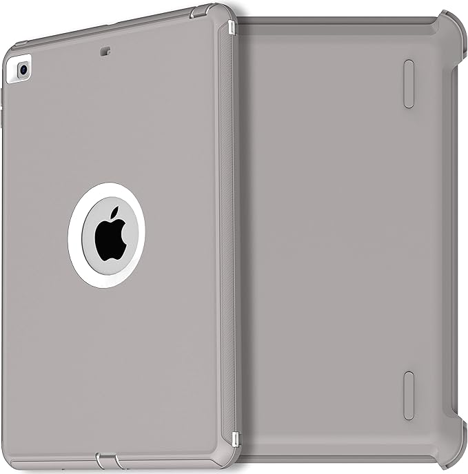 AICase iPad 9th/8th/iPad 7th Gen CaseiPad 10.2 2019/2020/2021 CaseHeavy Duty Shockproof Triple Layer Defense for New Apple iPad 7th/8th/9th Generation 10.2-inch 2019/2020 2021 Release(Gray)