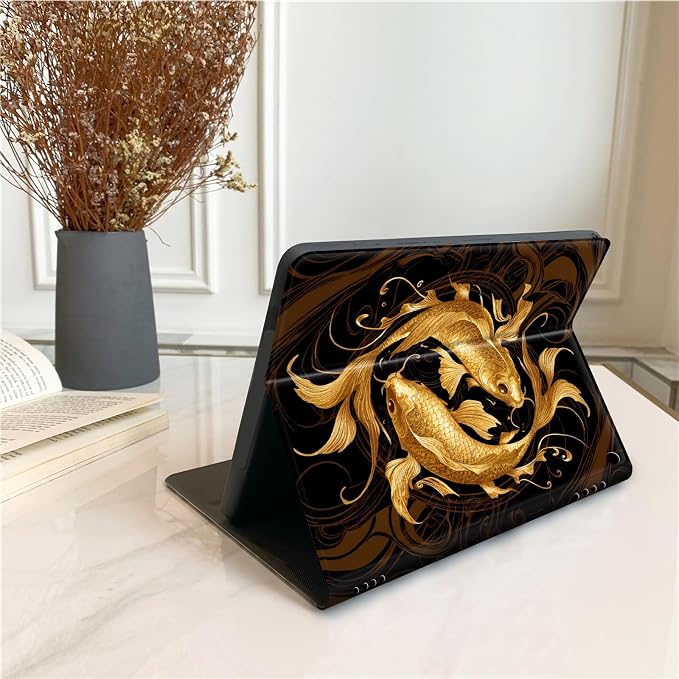 Golden Yin Yang Koi Fish