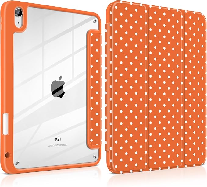 Orange white dot