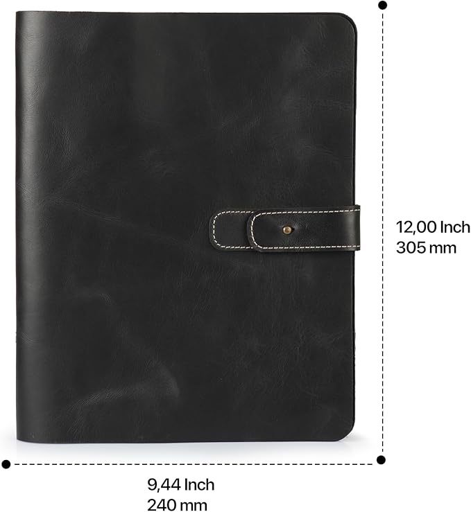 Londo Genuine Leather Tablet Cover – iPad Pro 12.9 Case with Two Card Slots &amp Leather Pen/Apple Pencil Holders