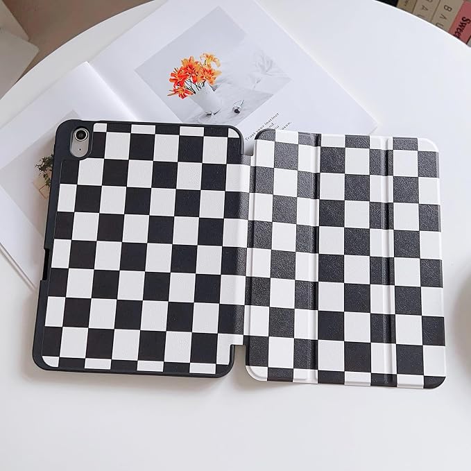 Black and white checkered