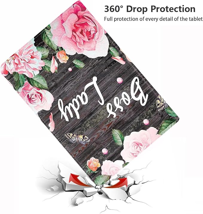 Floral Quote Boss Lady