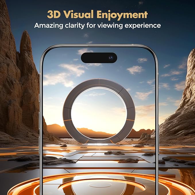 UNBREAKcable Privacy Screen Protector for iPhone 15 Pro Full Coverage Shatterproof Tempered Glass [True 28°Anti Spy] [9H Hardness] [Easy Installation Frame] 2-Pack Private Screen for iPhone 15 Pro