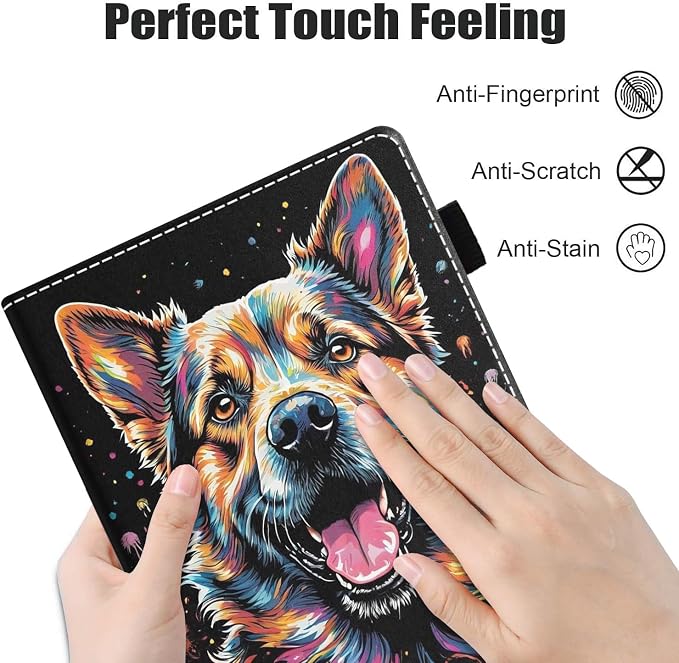 Abstract Colorful Dog