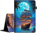 Case Fits All-New Amazon Kindle Fire HD 8 &amp 8 Plus Tablet(12/10th Gen2022/2020 Release) - Slim Fit Standing Cover with Auto Sleep/Wake for Fire HD 8 &amp 8 PlusPirate Ship Moon 4
