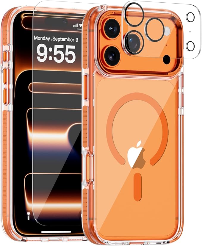 Clear Orange non-slip