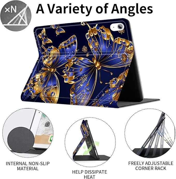Blue Gold Butterfly