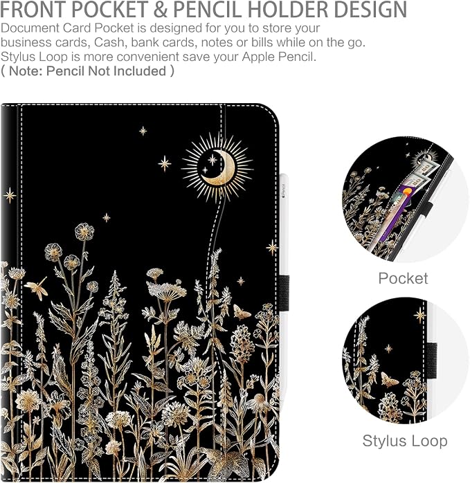 Black Gold Floral