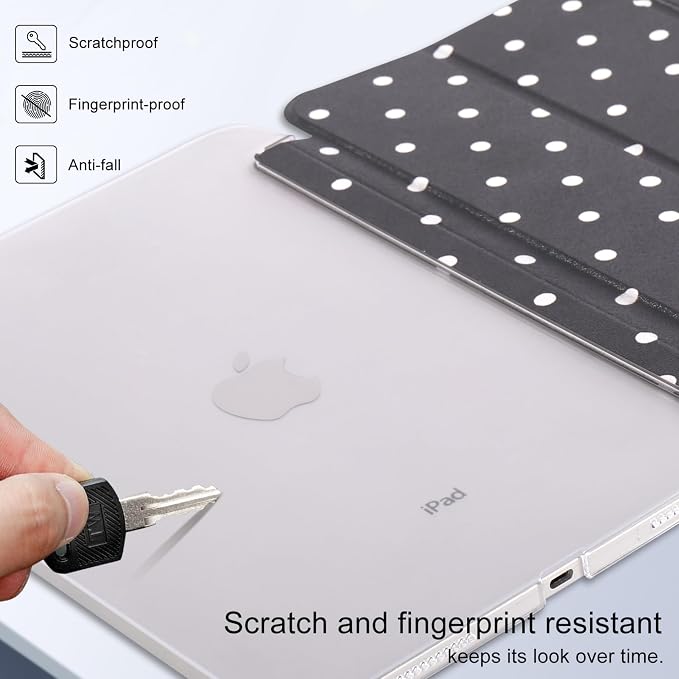 Black with white dots
