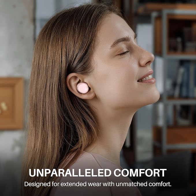 TOZO T6 Wireless Earbuds Bluetooth 5.3 Ear Buds Stereo Sound in Ear Headphones 50 Hours Playtime Wireless Charging Case APP Customizable EQs IPX8 Waterproof Earphones