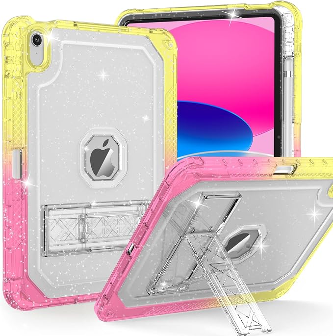 #7 YELLOW-PINK GLITTER