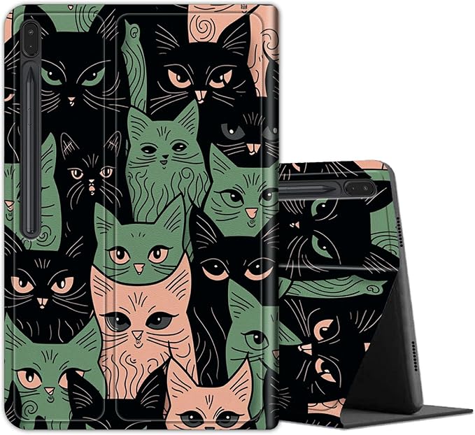Black Green Cats