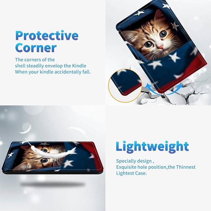 Cat American Flag
