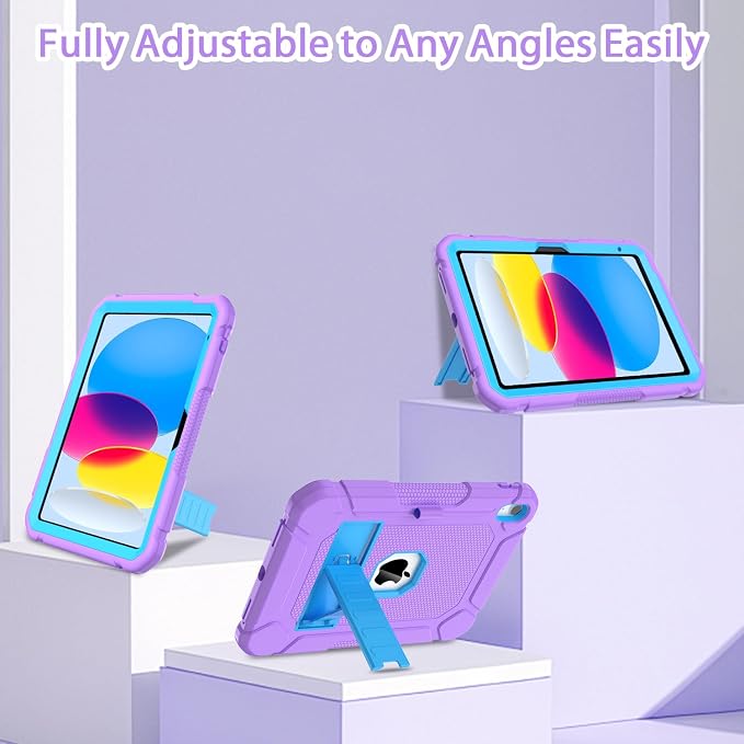 Purple and Blue