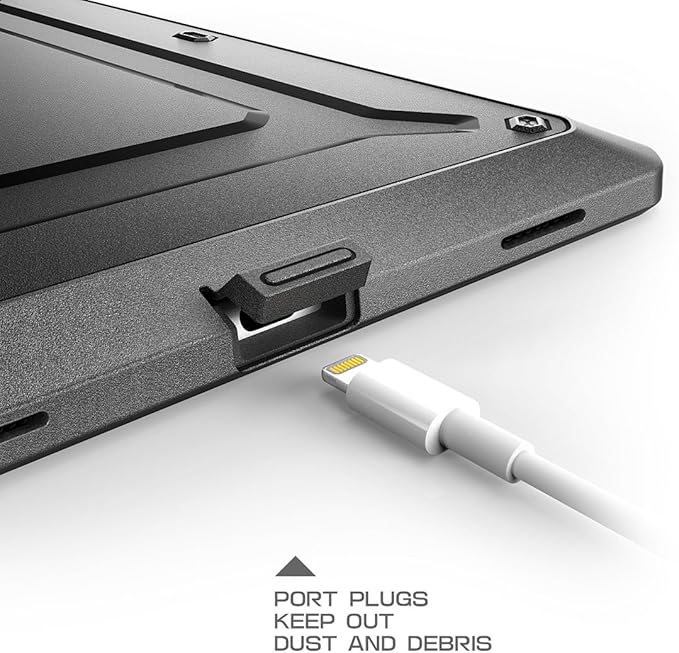 SUPCASE Unicorn Beetle PRO Case for iPad Air 3 (2019) and iPad Pro 10.5'' (2017) Heavy Duty with Built-in Screen Protector Full-body Rugged Protective Case (Black)