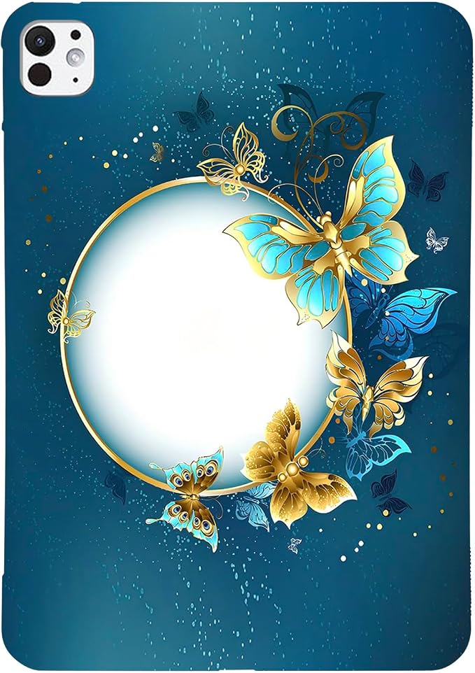 7_Gold Blue Butterfly