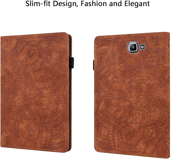 03# Brown Paisley Flower