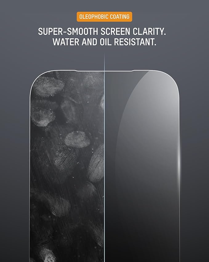 Mous Privacy Screen Protector Compatible with iPhone 17 Anti-Spy Tempered Glass Film Shatterproof with Easy Installation Tool
