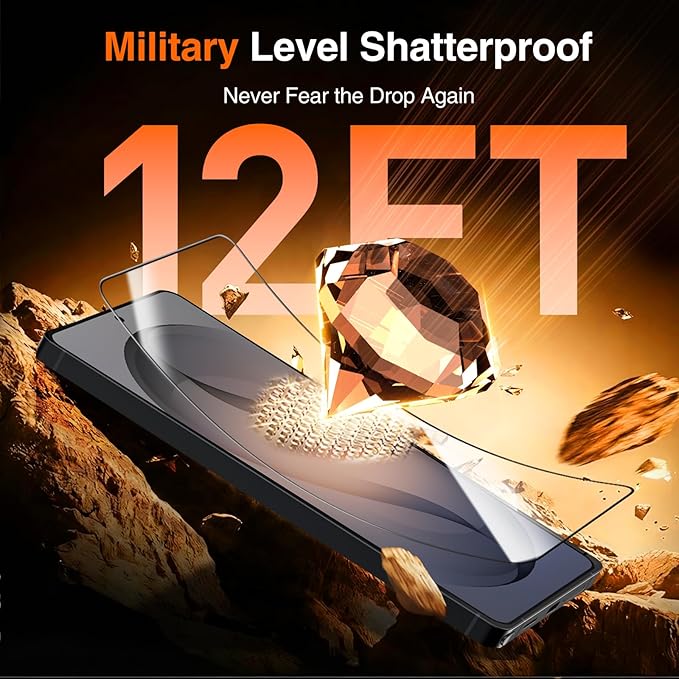 2 Pack HD Screen Protector for Samsung Galaxy S26 Ultra [6.9 Inch] High Definition Clarity 9H+ Tempered Glass Shatterproof Anti-Scratch Protective Film with Auto-Alignment Installation Frame