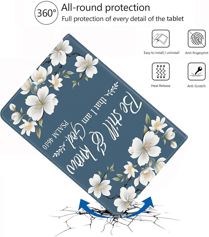 Floral Quotes Bible Verse Psalm 46:10