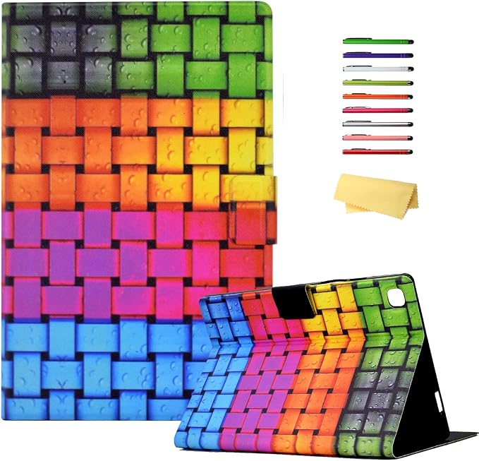 060# Rainbow Grid Plaid