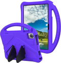 Kids Universal Case for Blackview Tab 8 WiFi 10.1 inch 2023 EVA Foam Stand Handle Cover for Blackview Tab 7 WiFi/OSCAL Pad 60/ DragonTouch Notepad 102/ Teclast P40HD 10.1 Tablets - Purple