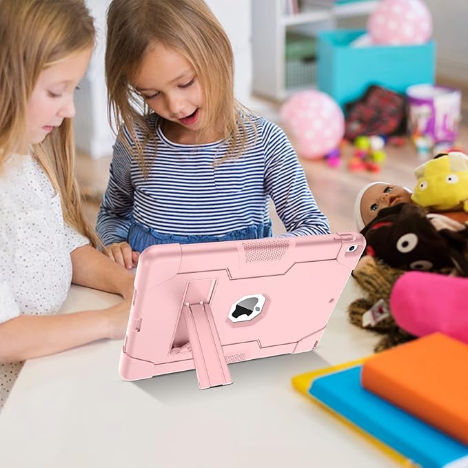 BENTOBEN for iPad Air 3rd Generation Case iPad Pro 10.5 2017 Case 3 Layers Heavy Duty Rugged Shockproof Kickstand Protective Tablet Cover for iPad Air 3 10.5 2019 /iPad Pro 10.5 2017 Rose Gold