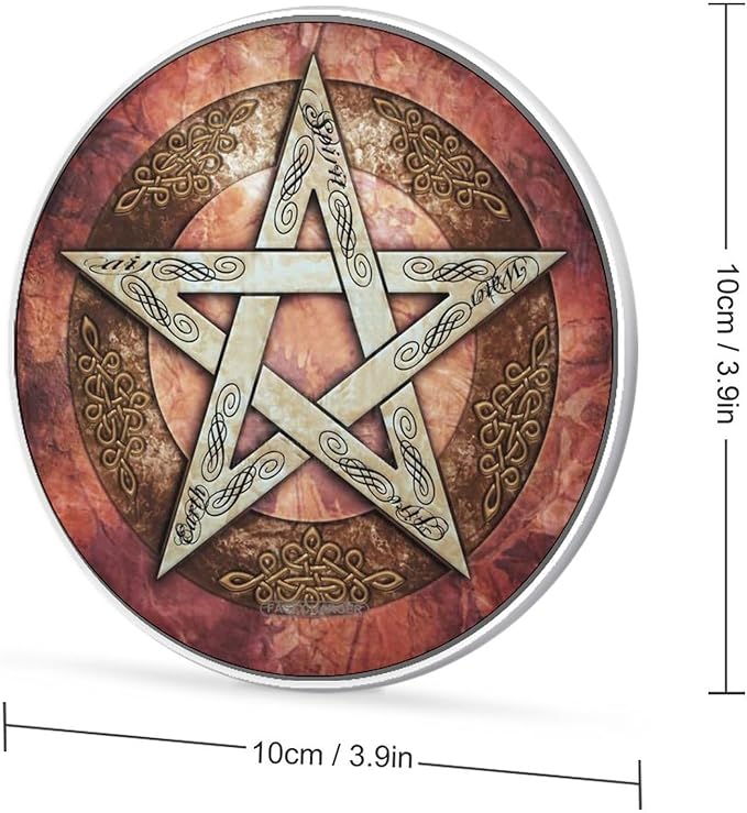 Magic Witch Pentagram Baphomet Wireless Charger Pad Portable Wireless Charging Station Compatible with All Smartphone