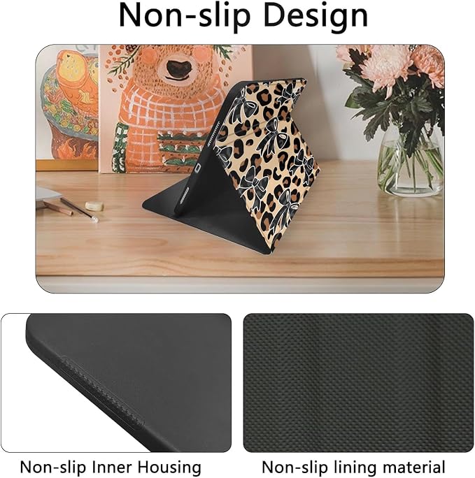 Classic Leopard - Black Bow