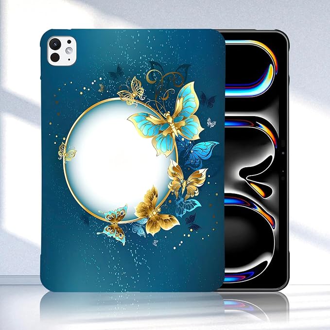 7_Gold Blue Butterfly