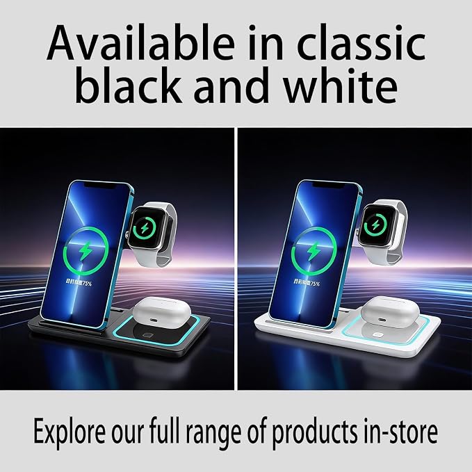 Multifunctional Wireless Charger X455 Black