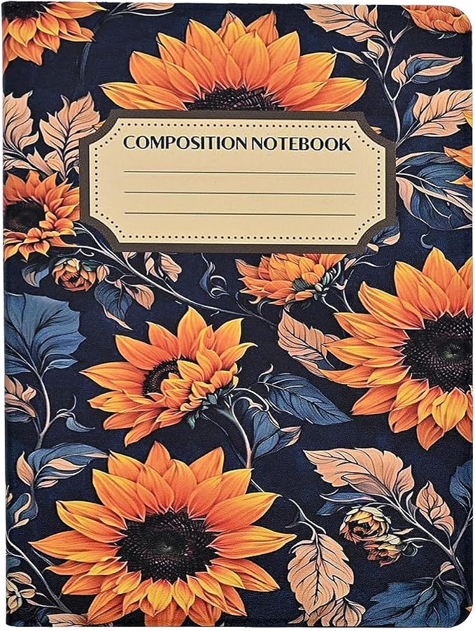 Composition Notebook Sunflower