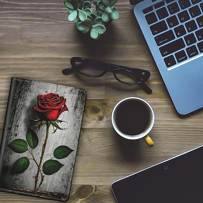 Red Rose on Wall