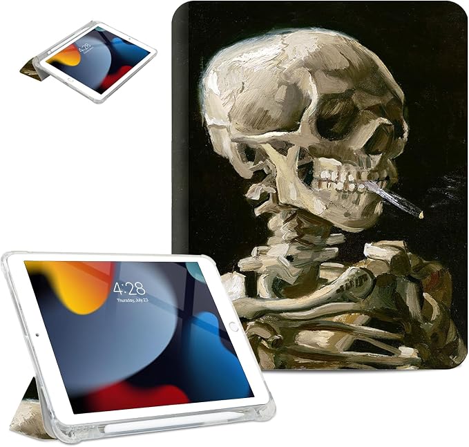 Skull with Cigarette